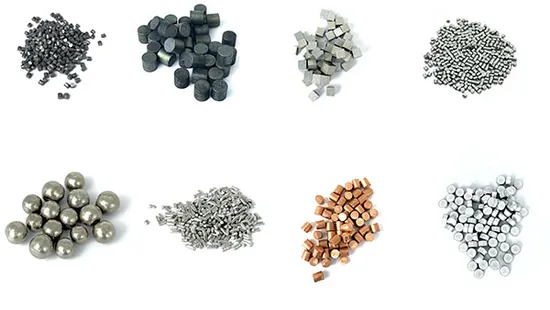 Dimensioni personalizzate dei materiali per evaporazione dei metalli in pellet di titanio al 99,995%.